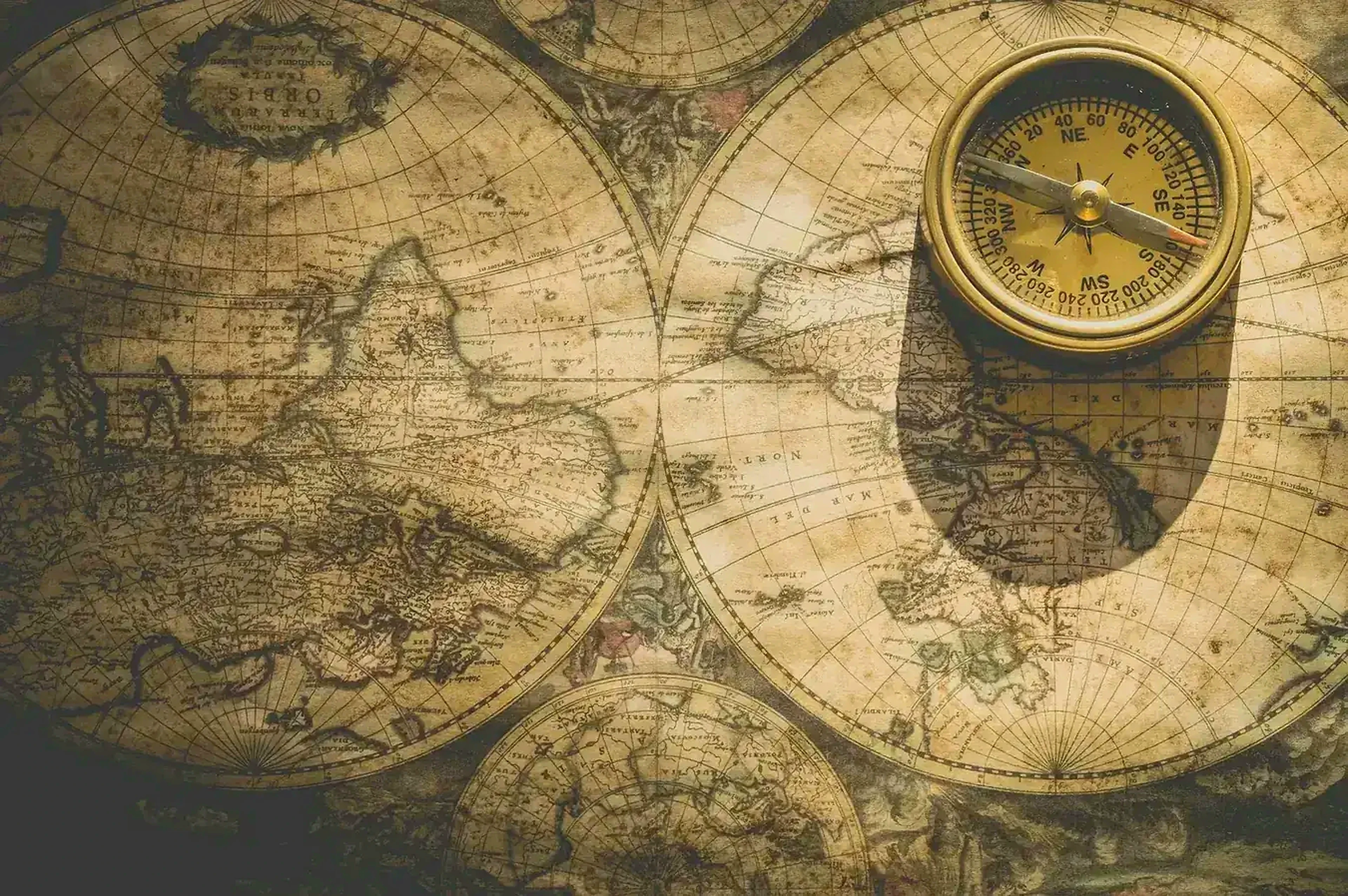 Antique world map