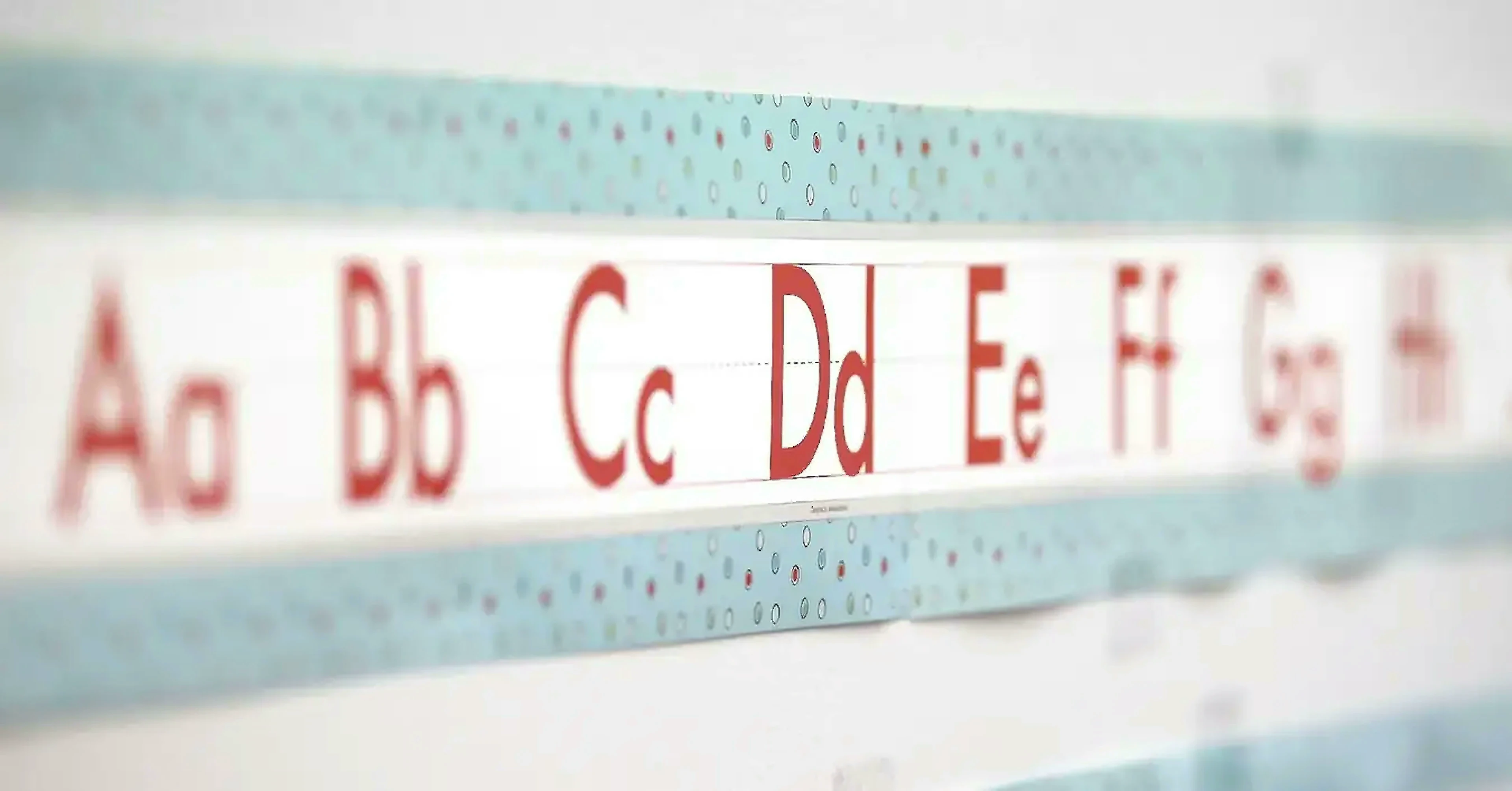 Alphabet classroom border